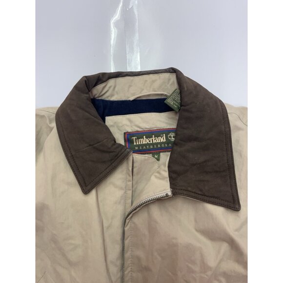 VTG 1996 Timberland Weathergear Wool Lined CHORE JACKET Waterproof Workwear Retr - Picture 7 of 16